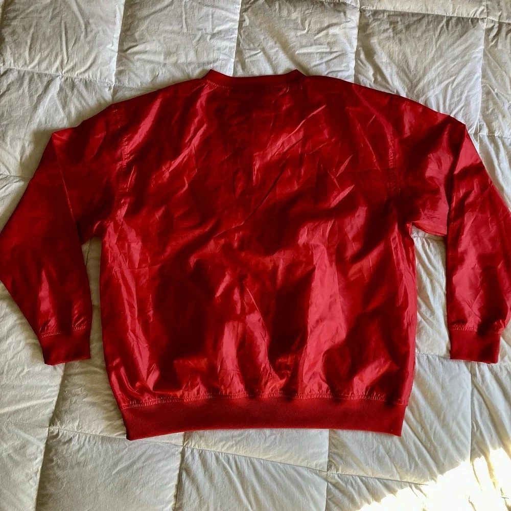 Vtg Red Oak Sportswear Georgia Bulldogs Pullover Windbreaker Jacket Mens L EUC
